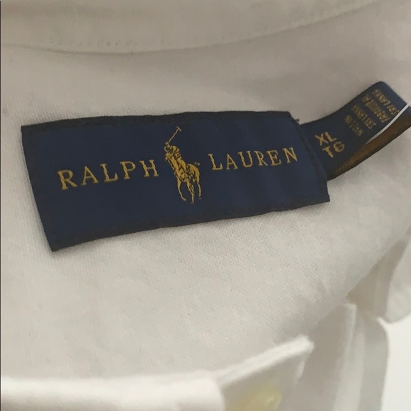 Ralph lurean tie front white shirt - Picture 3 of 3